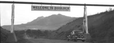 Boulder Welcome Sign